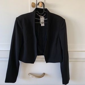 White House Black Market Bolero Cropped Blazer